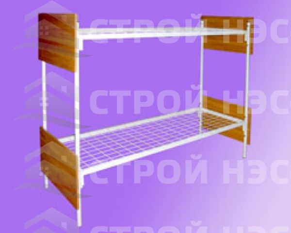 Кровать-021 размер 0,8х1,9 (2 яруса) комби