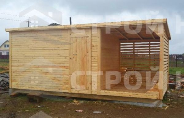 Дровник -012 размер 2,3х6,8