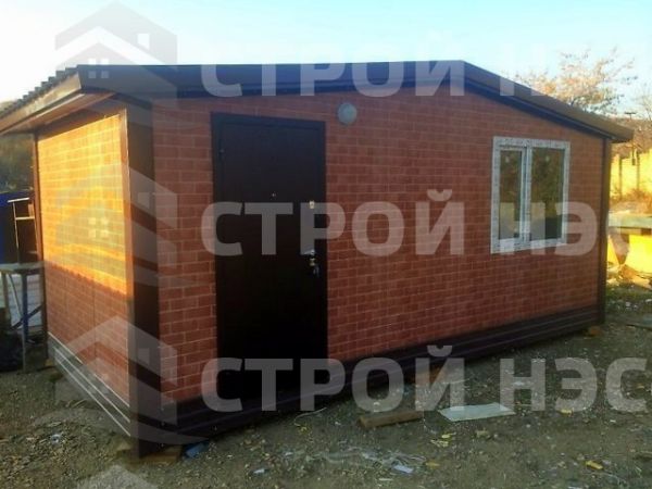 Металлическая бытовка БКс-10 размер 2,3х5,7х2,8 бытовка из сэндвич панелей