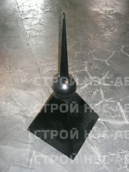 Шпиль на кровлю (черный)