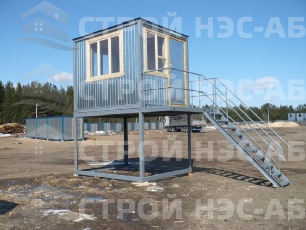Лестница металл+подиум - 030