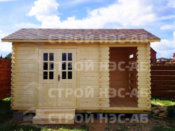 Дровник -006 размер  2,3х6,0