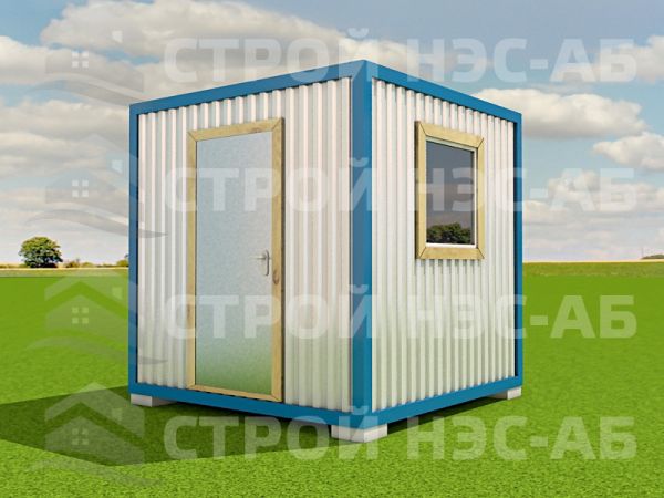 Блок-контейнер БКп-001 2,5х2,5 (без тамбура) Мдф/Пвх
