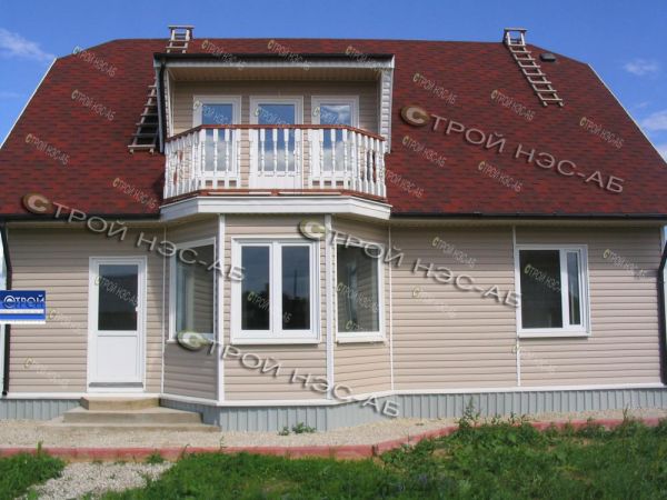 Дачный домик "Эрика" 9,0х6,0 (2эт.)