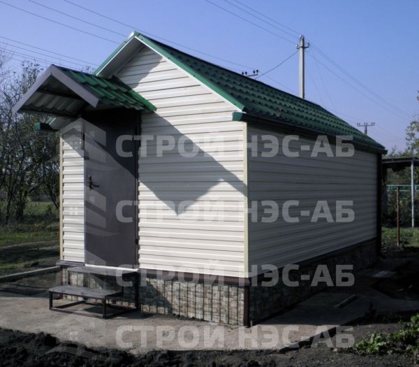 Металлическая бытовка VIP-033 2,5х6,0