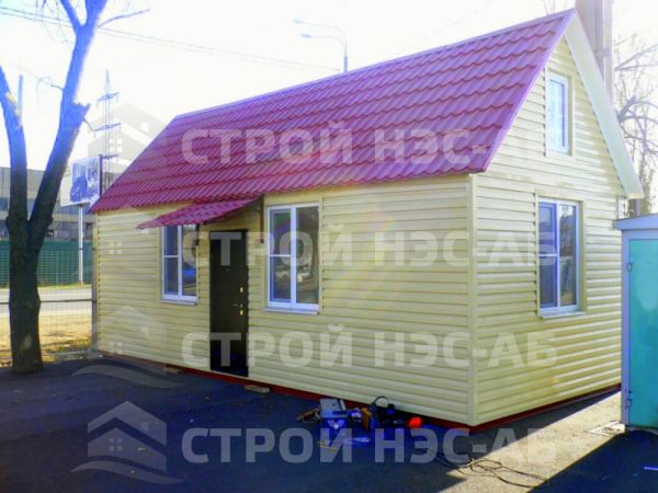 Дом из бытовок (металл)-018 4,0Х6,0