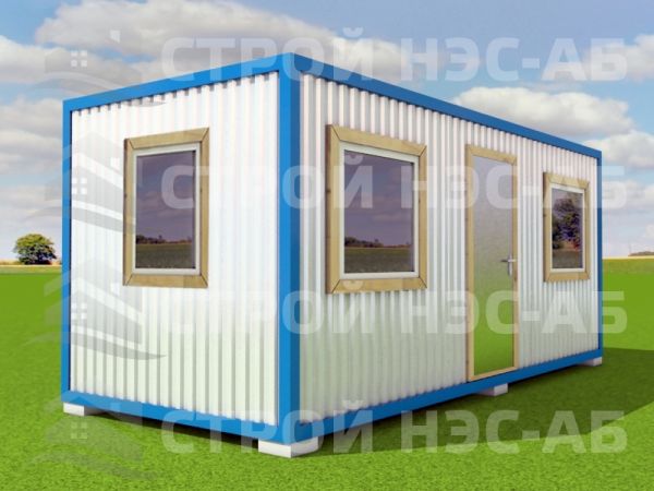 Блок-контейнер БКо-060 2,5х12,0 (расп + доп окно) Двп