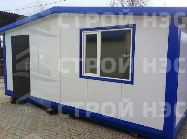 Металлическая бытовка БКс-09 размер 2,3х5,0х2,8 (без тамбура) бытовка из сэндвич панелей