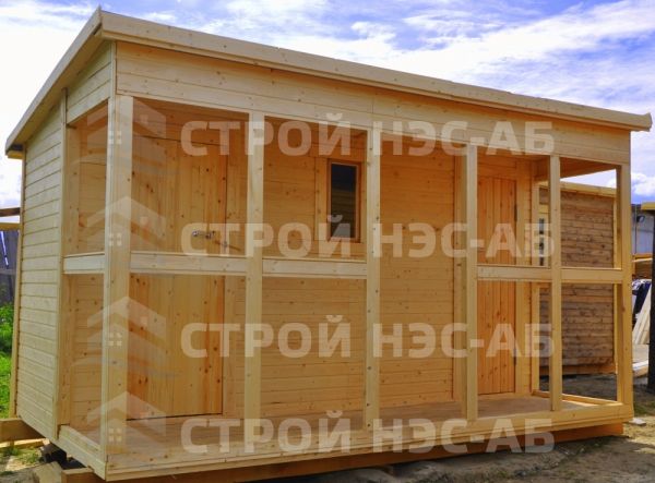 Домик для душа -014 размер 2,3х4,5